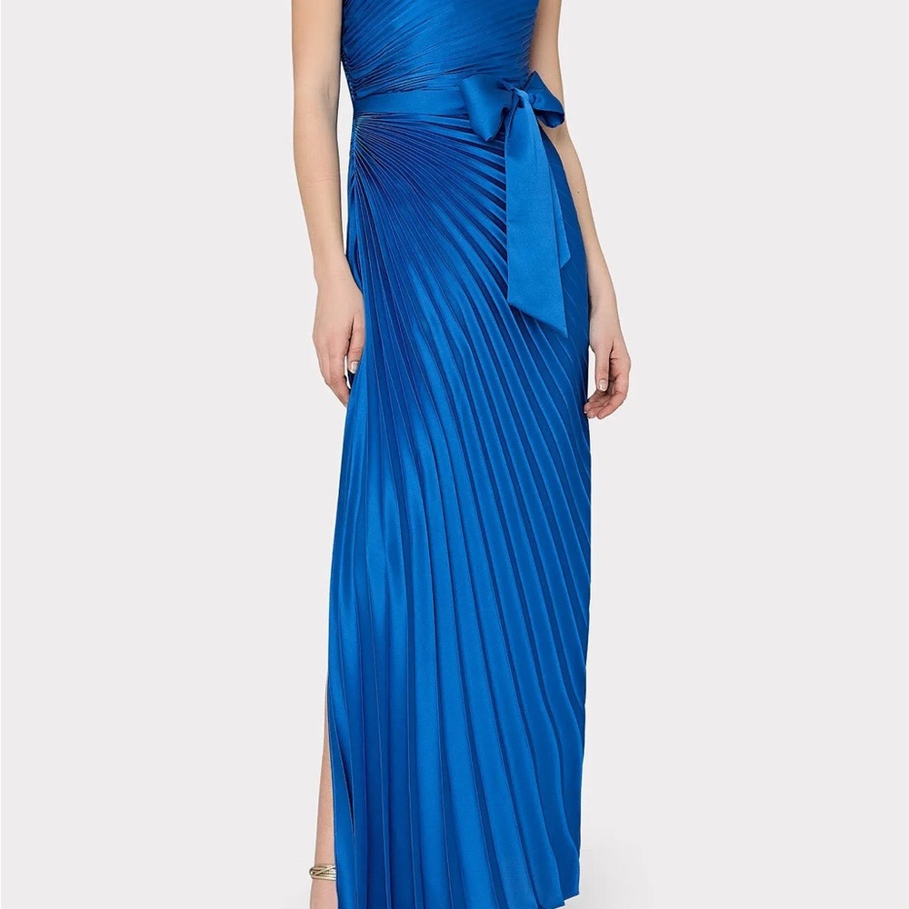 Milly One Shoulder Blue Dress